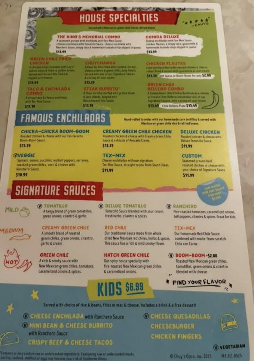 Chuy's Photo Menu 6