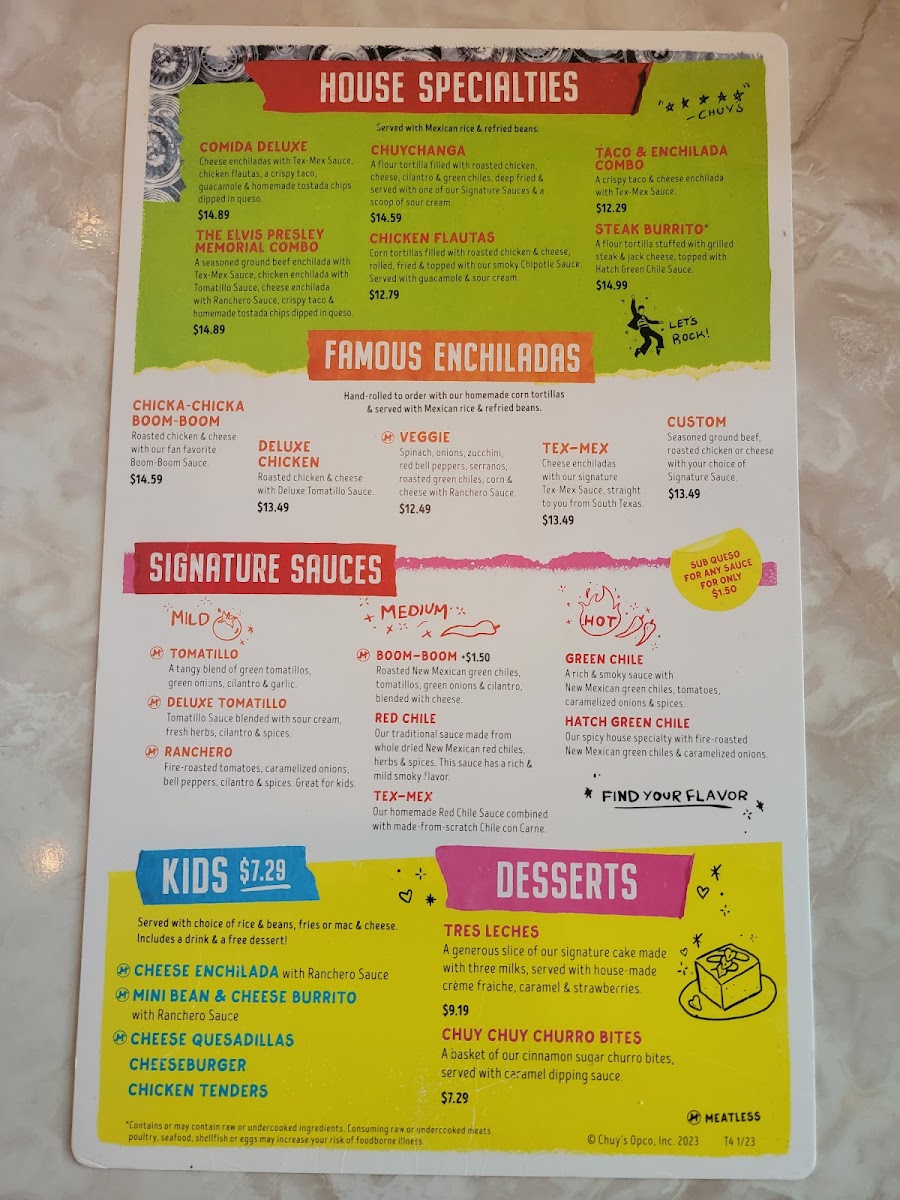 Chuy's Photo Menu 7