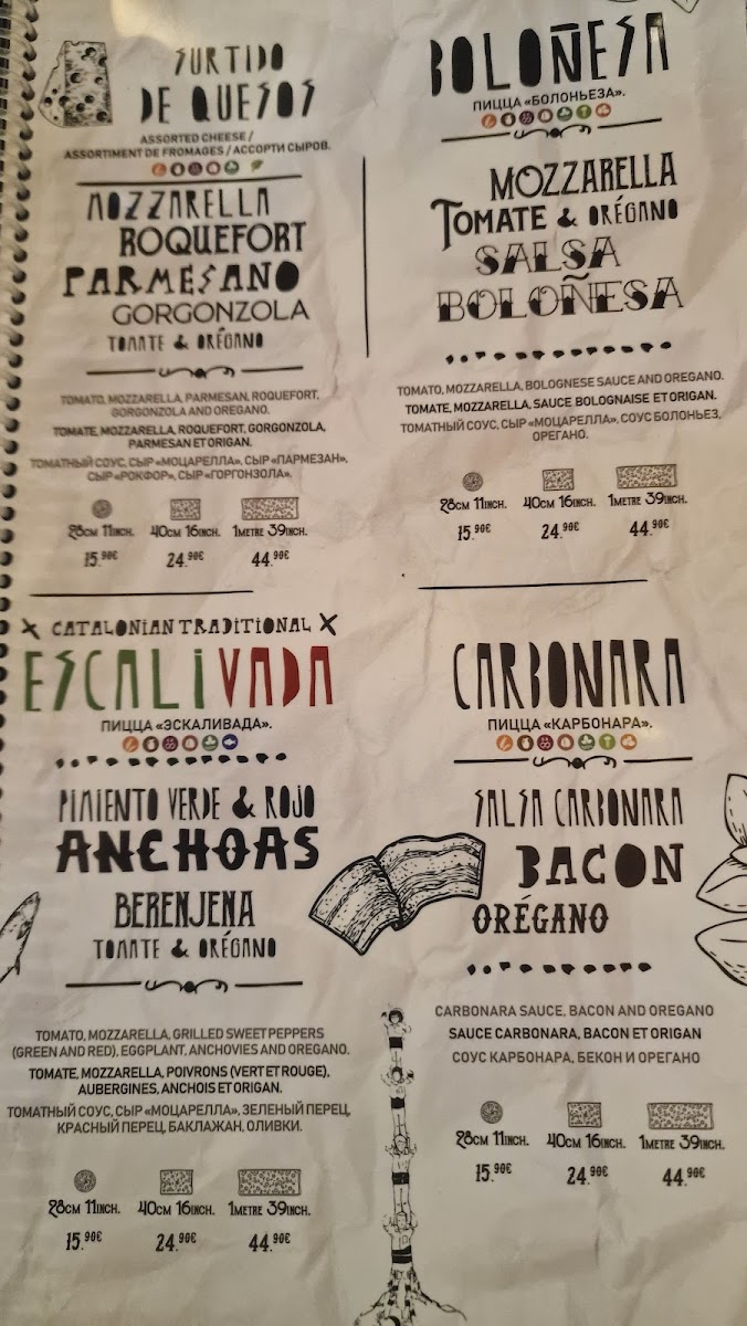 La Nonna Photo Menu 2