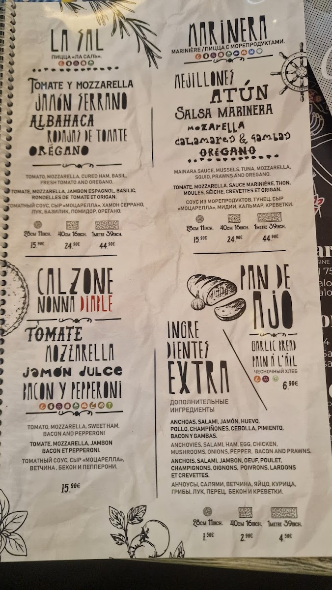 La Nonna Photo Menu 4