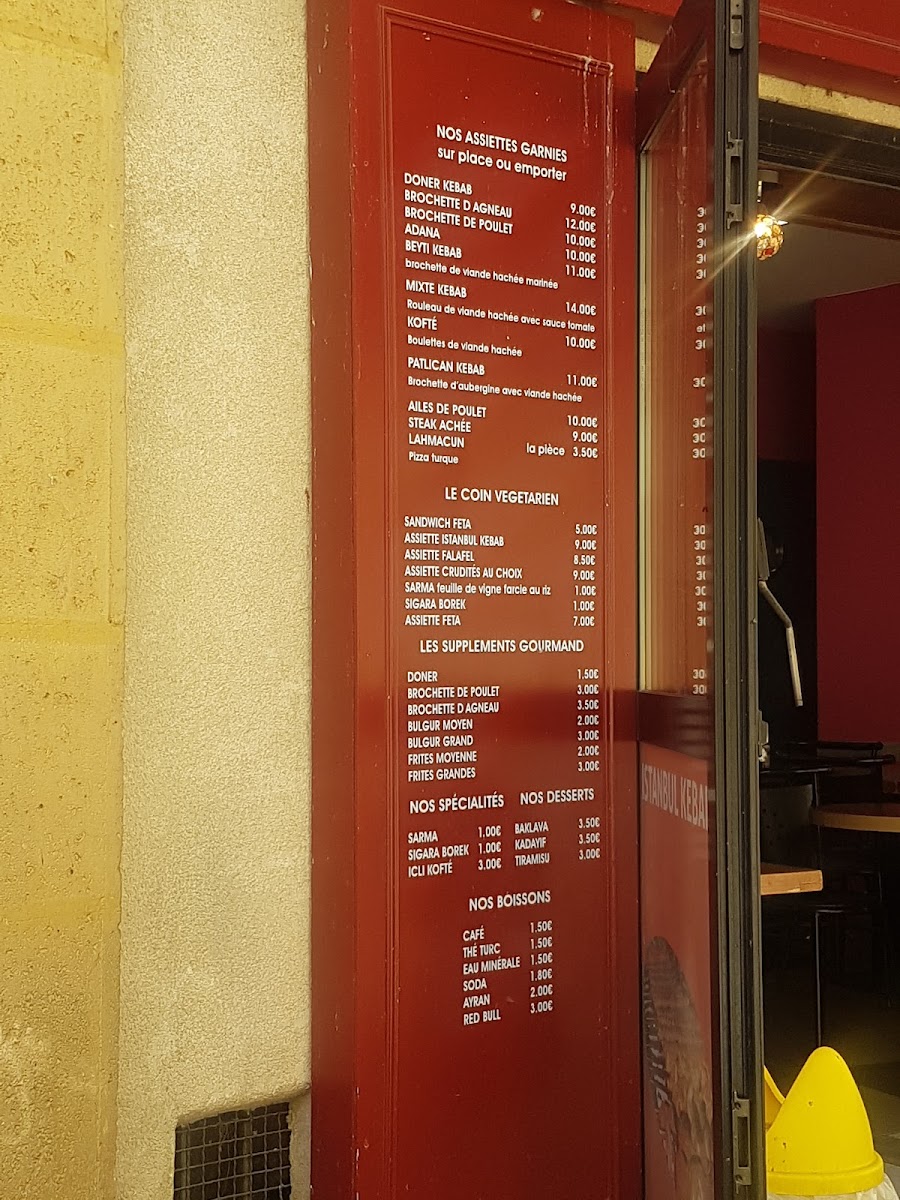 Istanbul kebab Photo Menu 1