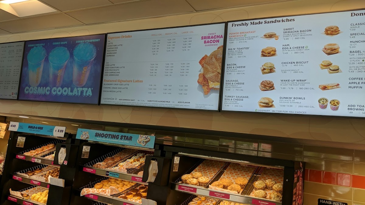 Dunkin' Photo Menu 2