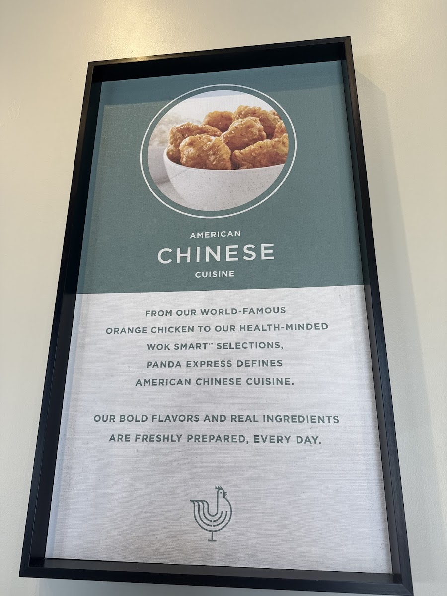Panda Express Photo Menu 2