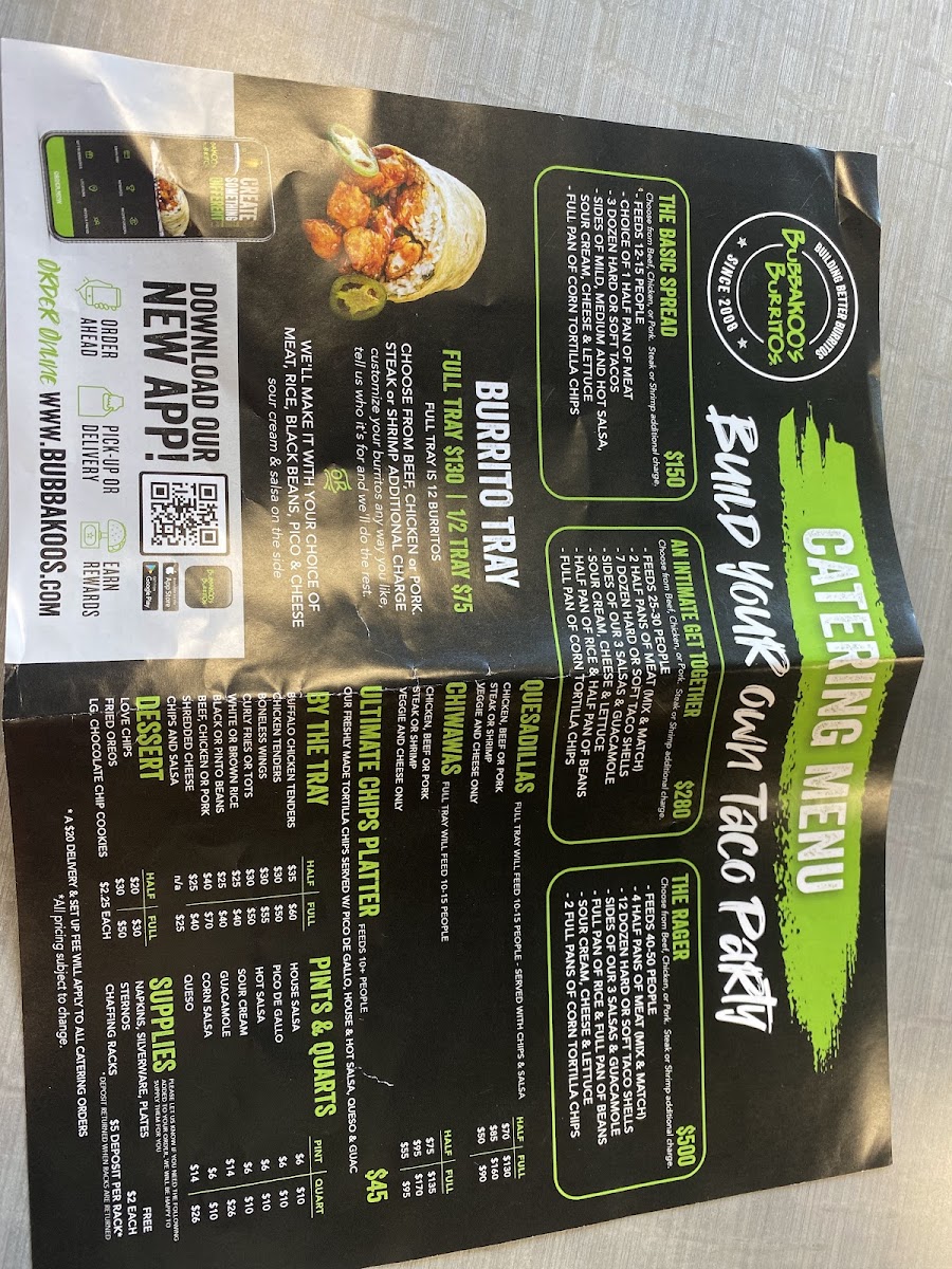 Bubbakoo's Burritos Photo Menu 7