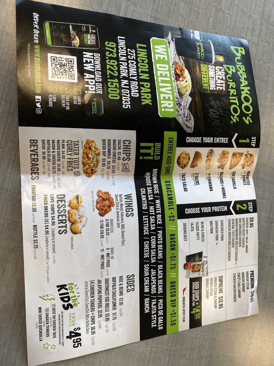 Bubbakoo's Burritos Photo Menu 8