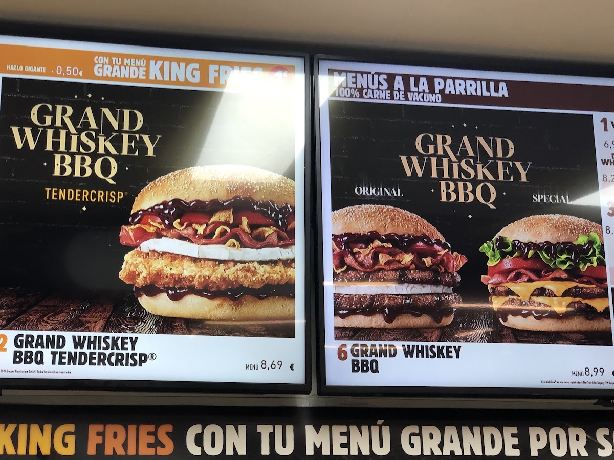 Burger King Photo Menu 4