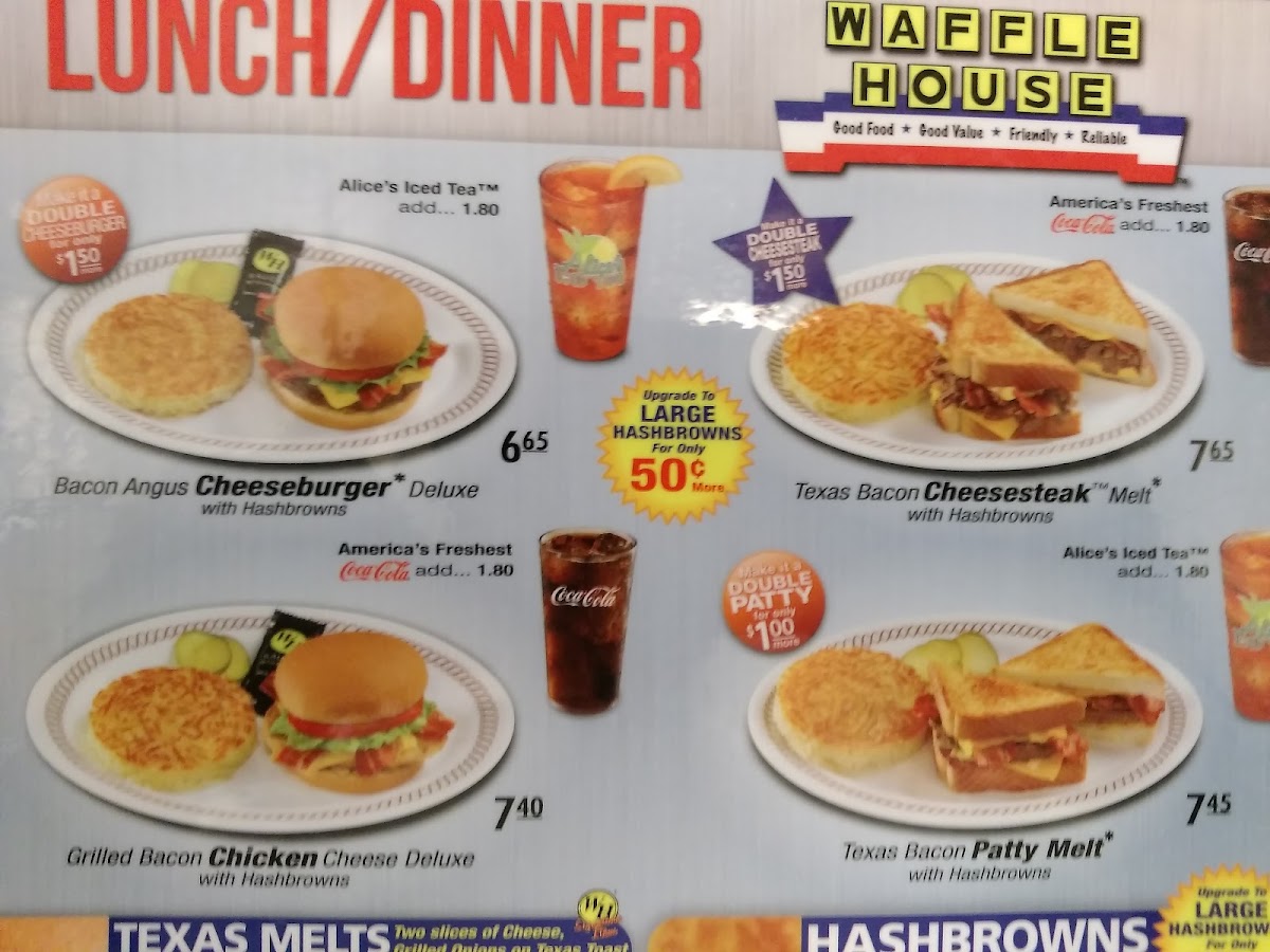 Waffle House Photo Menu 3