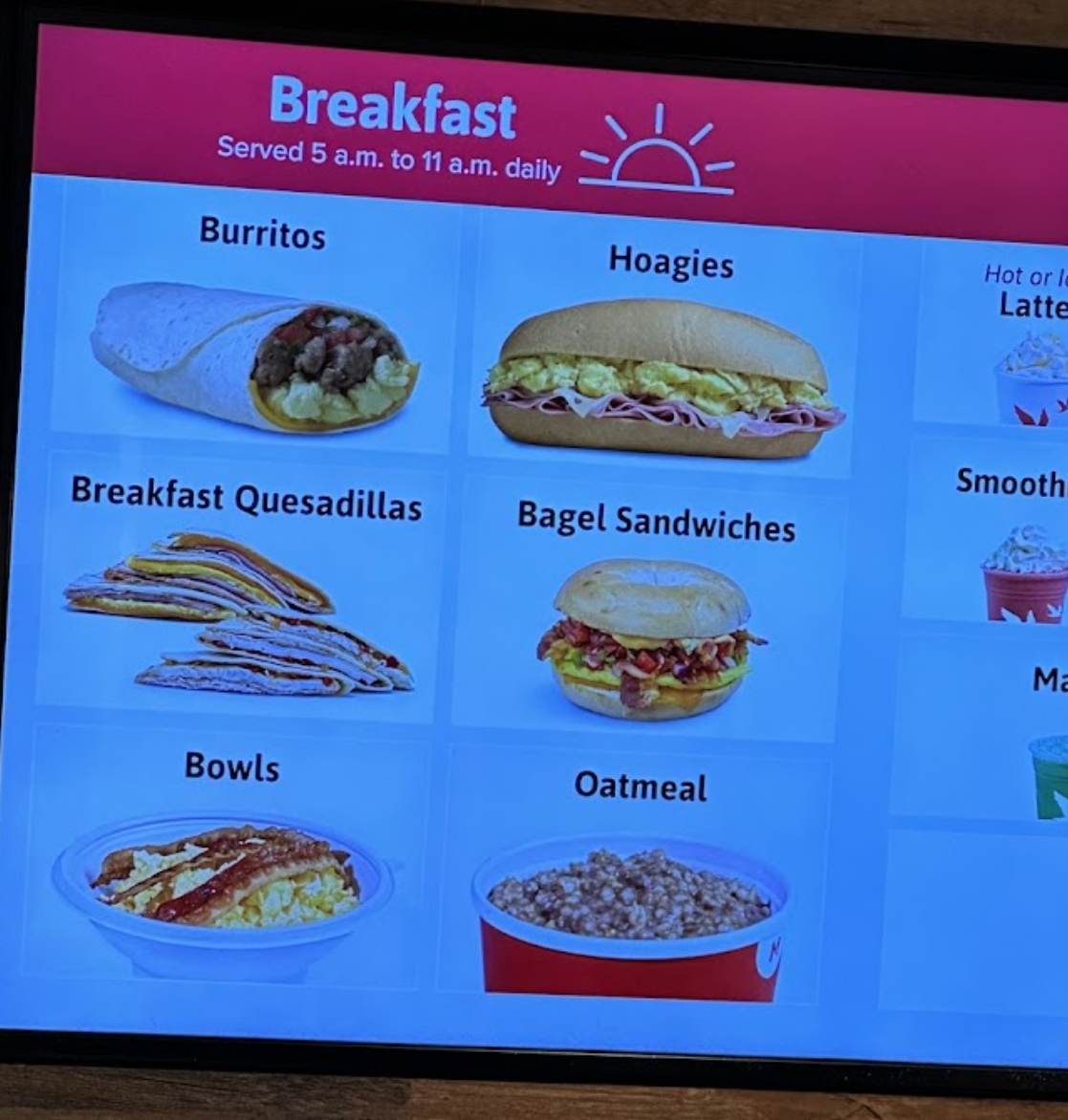 Wawa Photo Menu 1