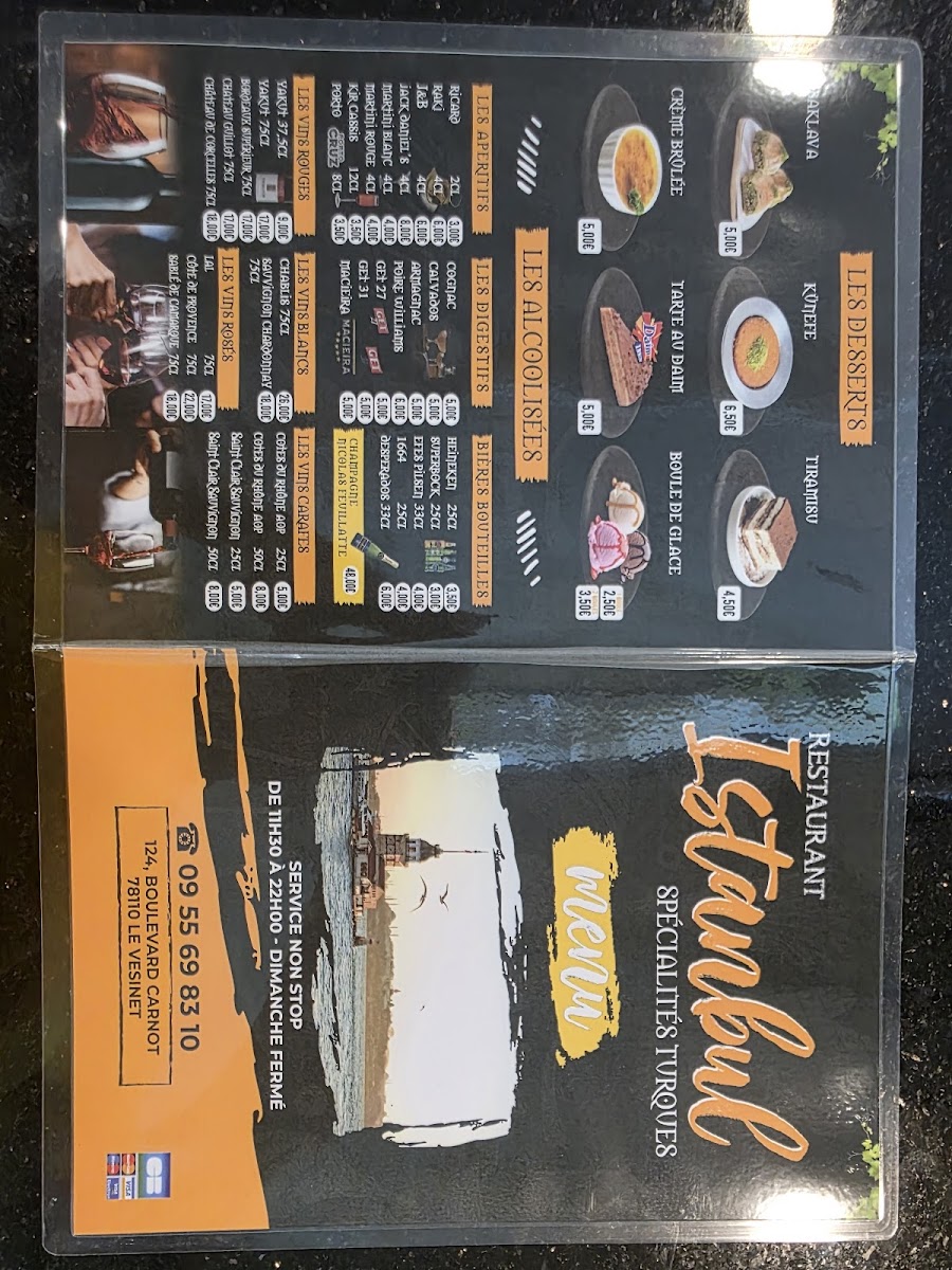 Restaurant Istanbul Photo Menu 1