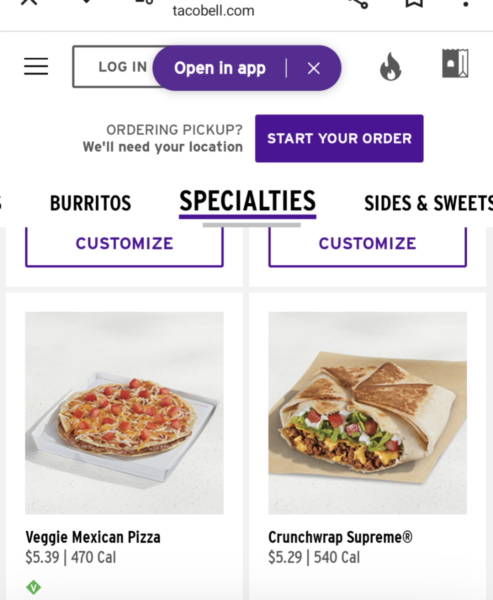 Taco Bell Photo Menu 10