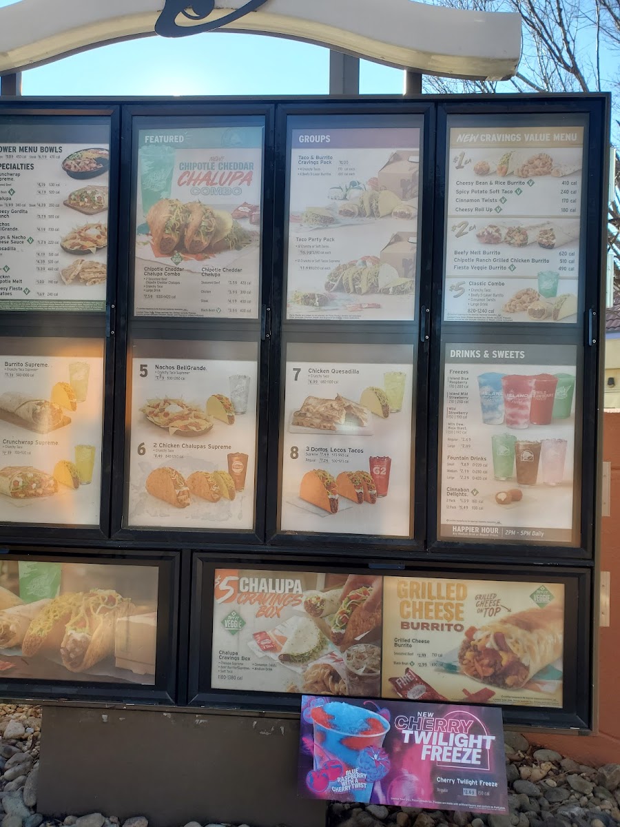 Taco Bell Photo Menu 4