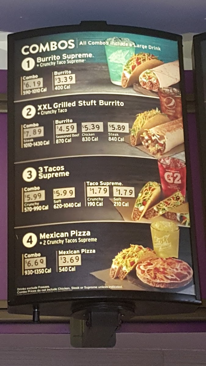 Taco Bell Photo Menu 5