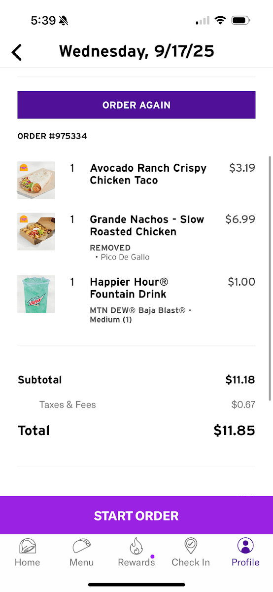 Taco Bell Photo Menu 7