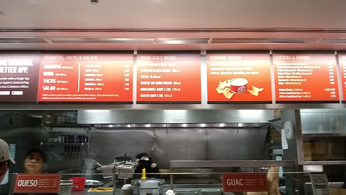 Chipotle Mexican Grill Photo Menu 1