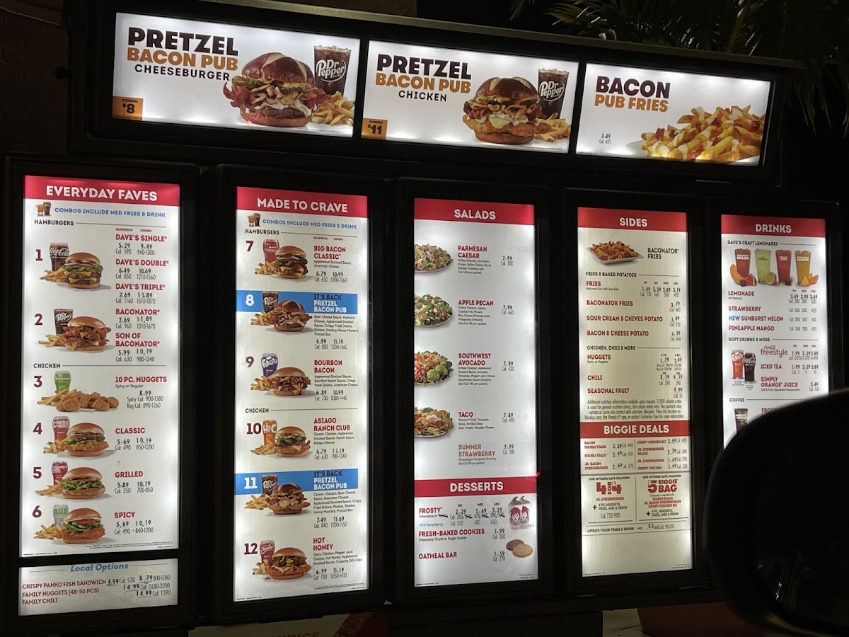 Wendy's Photo Menu 3
