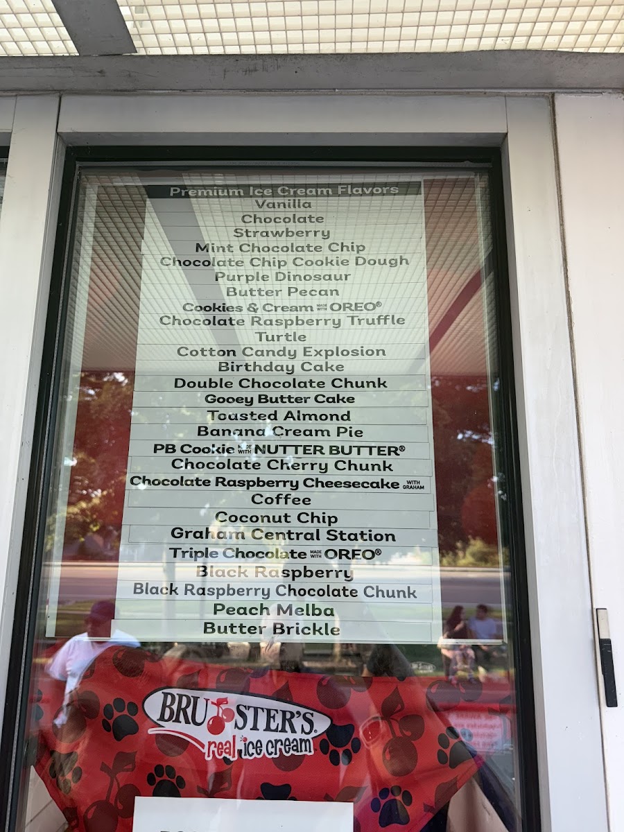 Bruster's Real Ice Cream Photo Menu 1