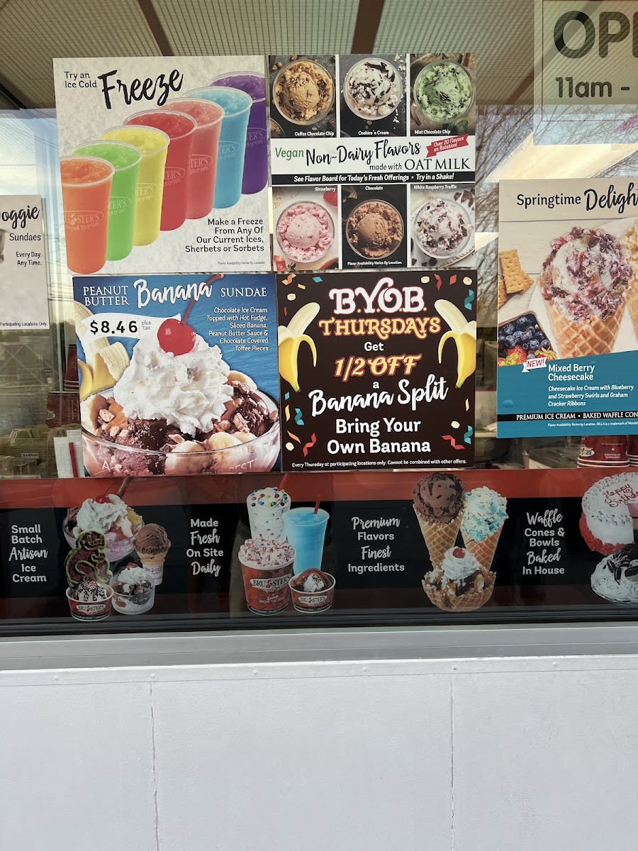 Bruster's Real Ice Cream Photo Menu 6