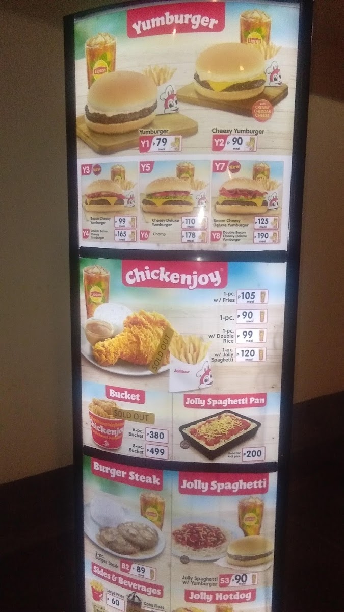 Jollibee Photo Menu 3
