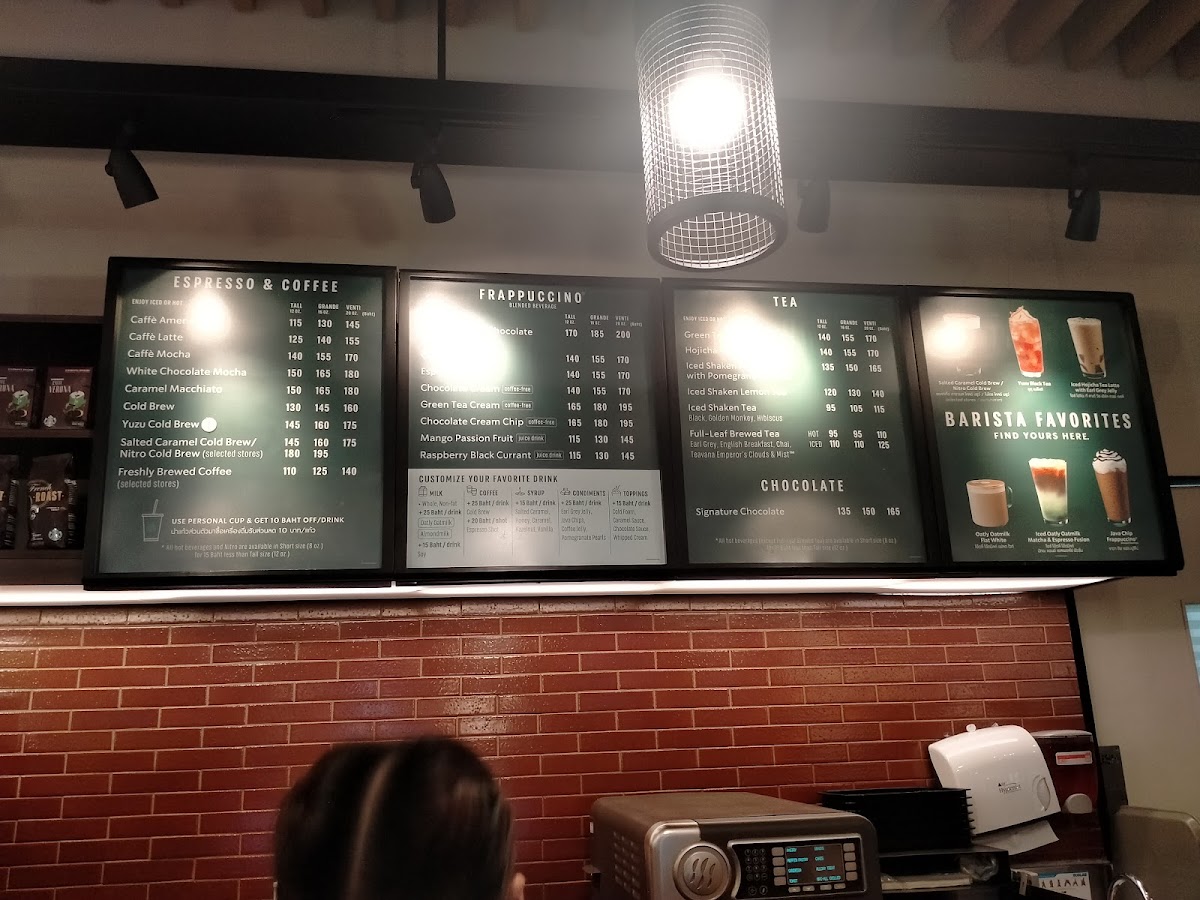 Starbucks Photo Menu 2