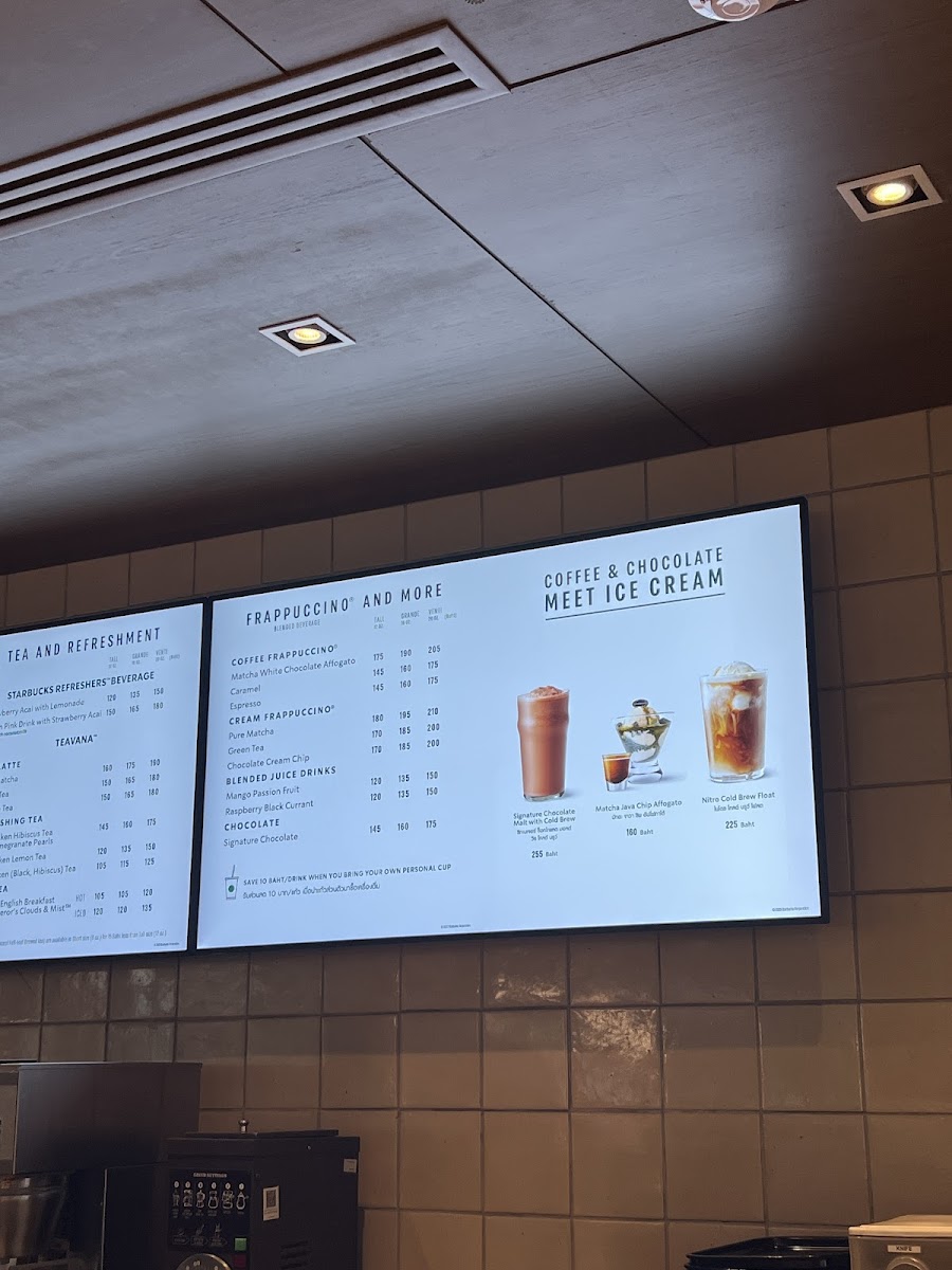 Starbucks Photo Menu 5