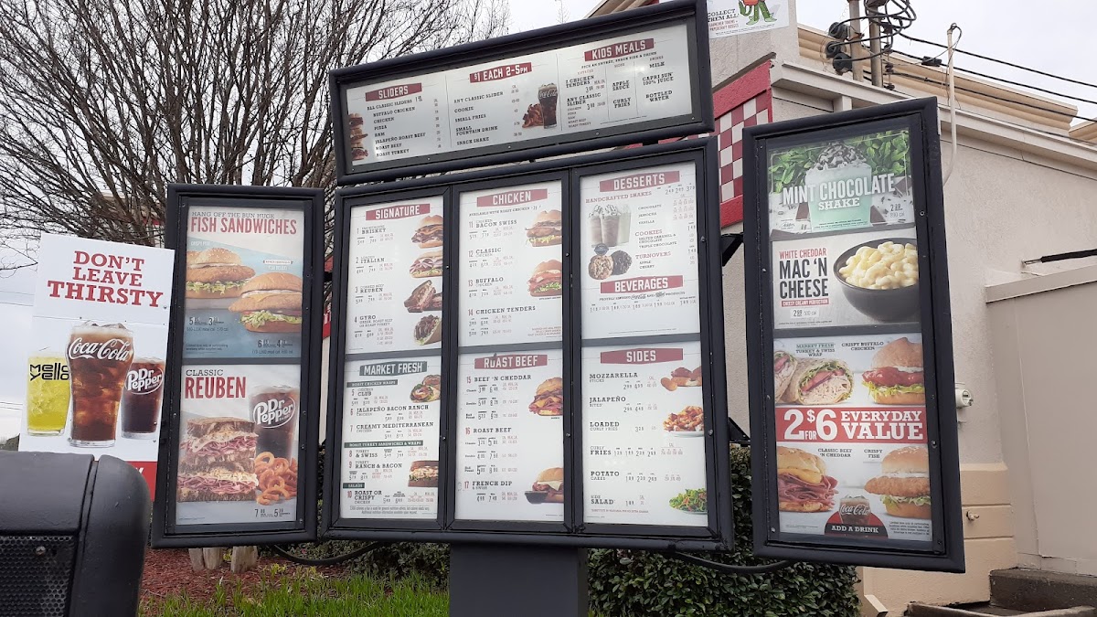 Arby's Photo Menu 1