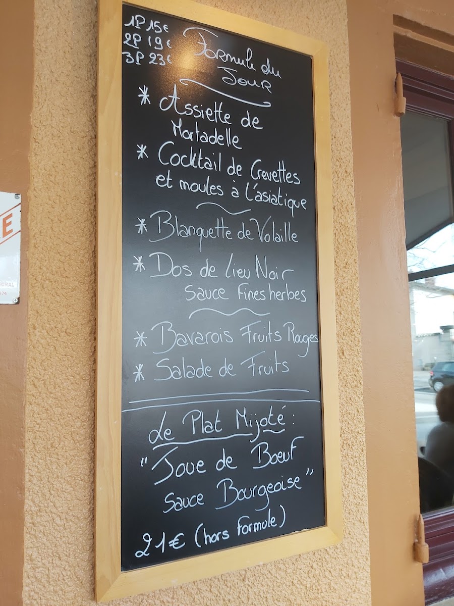 Café de la Place Photo Menu 2