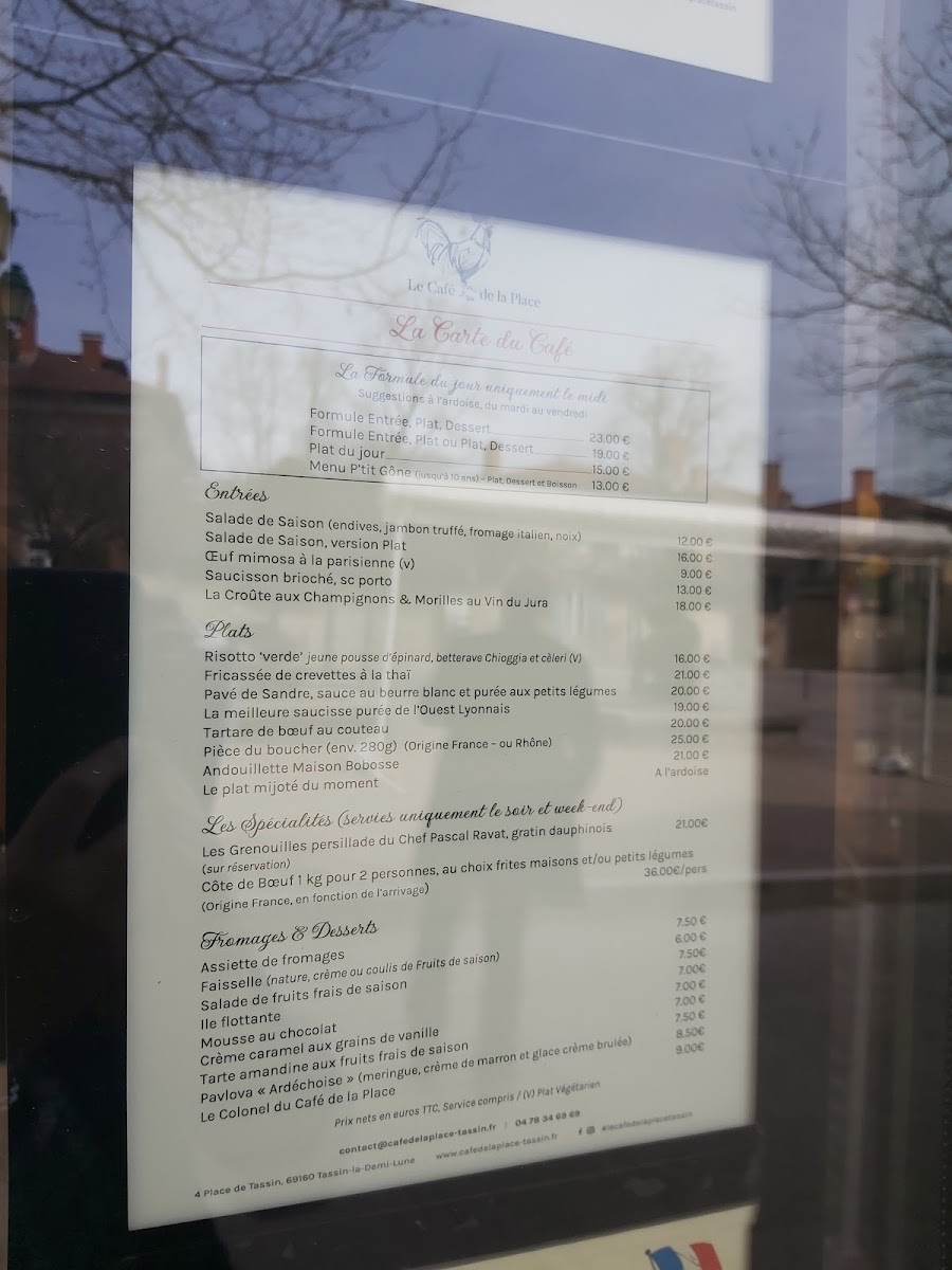 Café de la Place Photo Menu 3