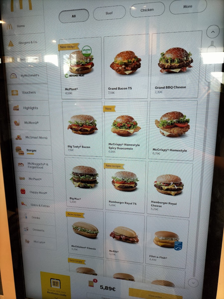 McDonald's Photo Menu 2