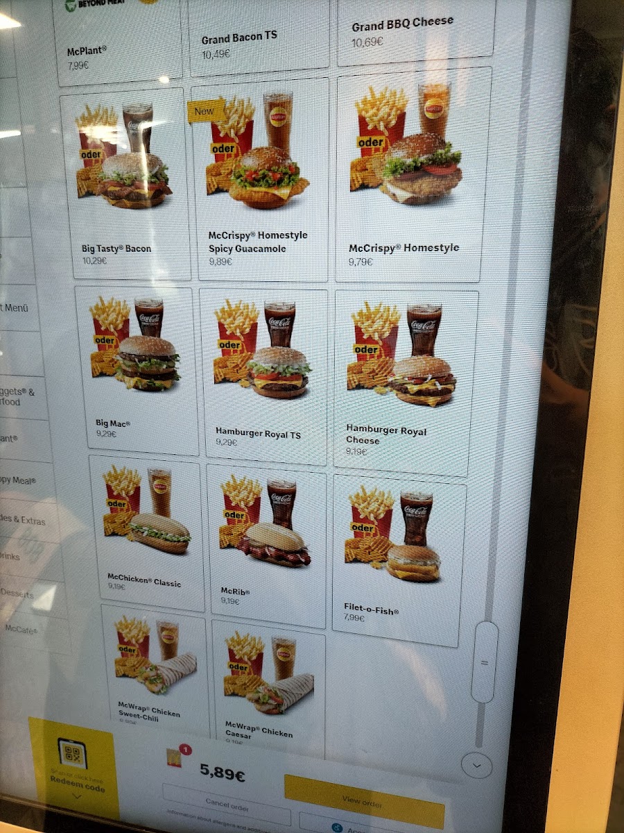 McDonald's Photo Menu 4