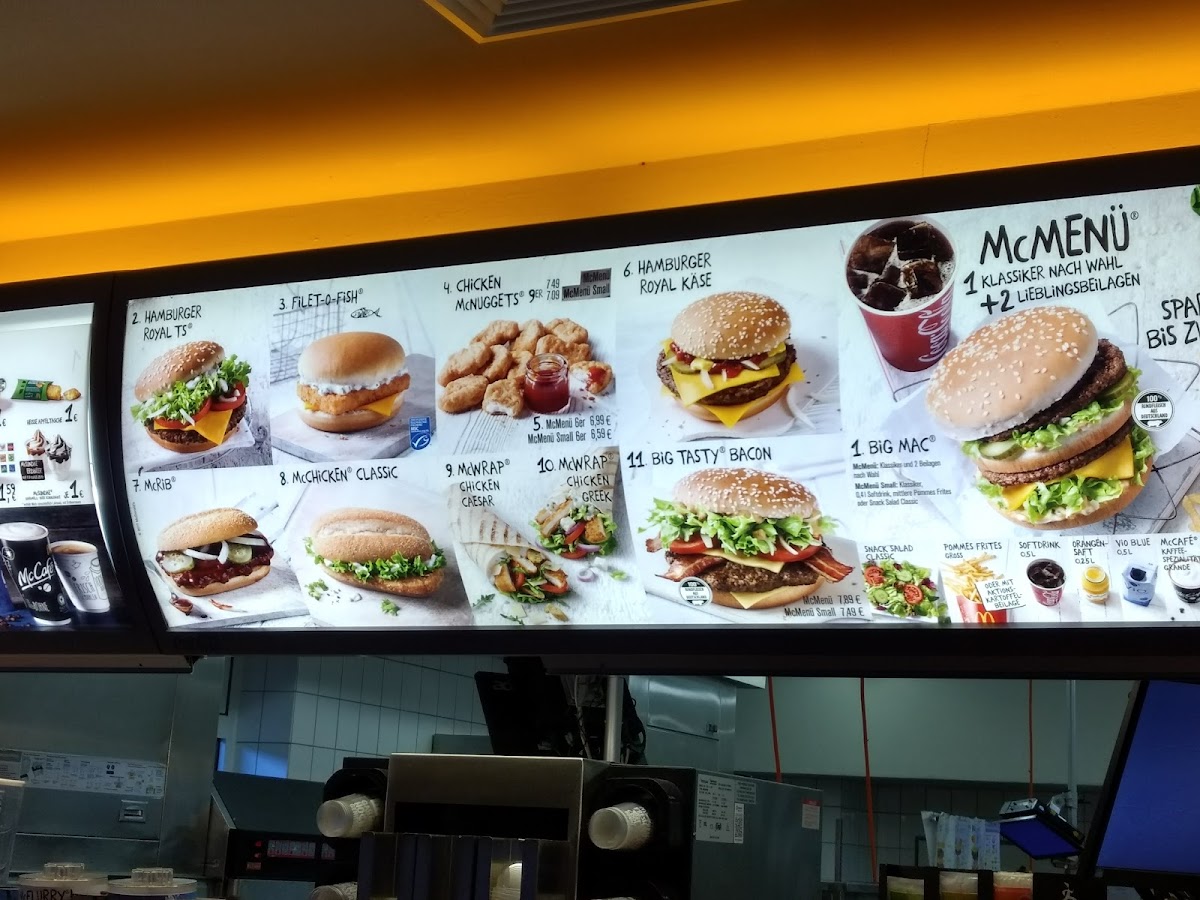 McDonald's Photo Menu 6