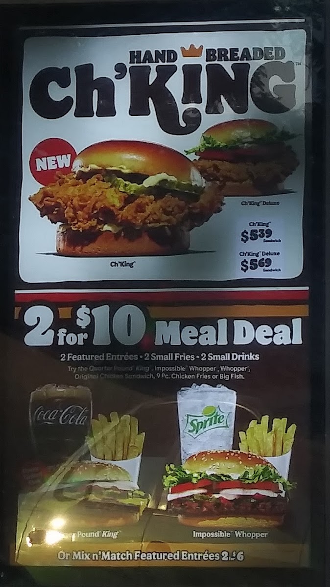 Burger King Photo Menu 2