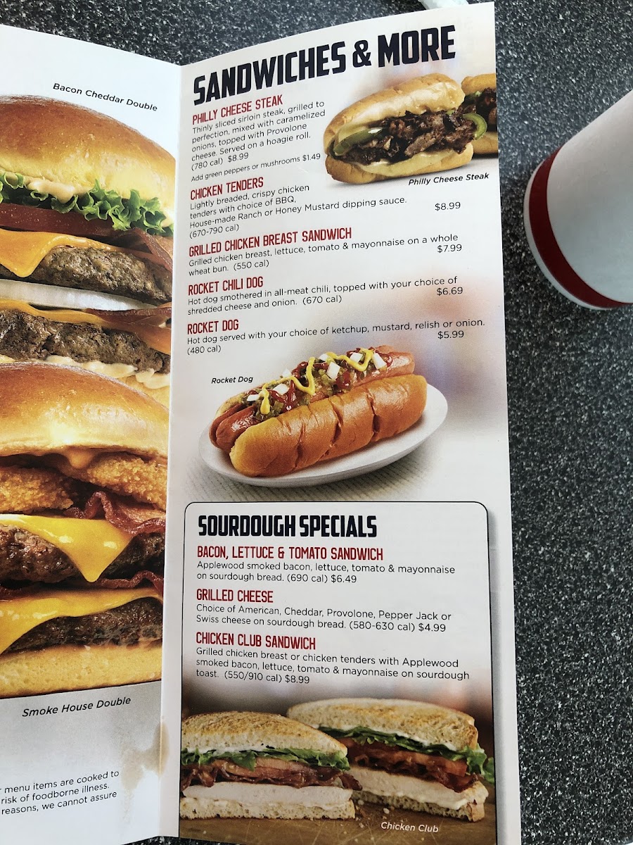 Johnny Rockets Photo Menu 2