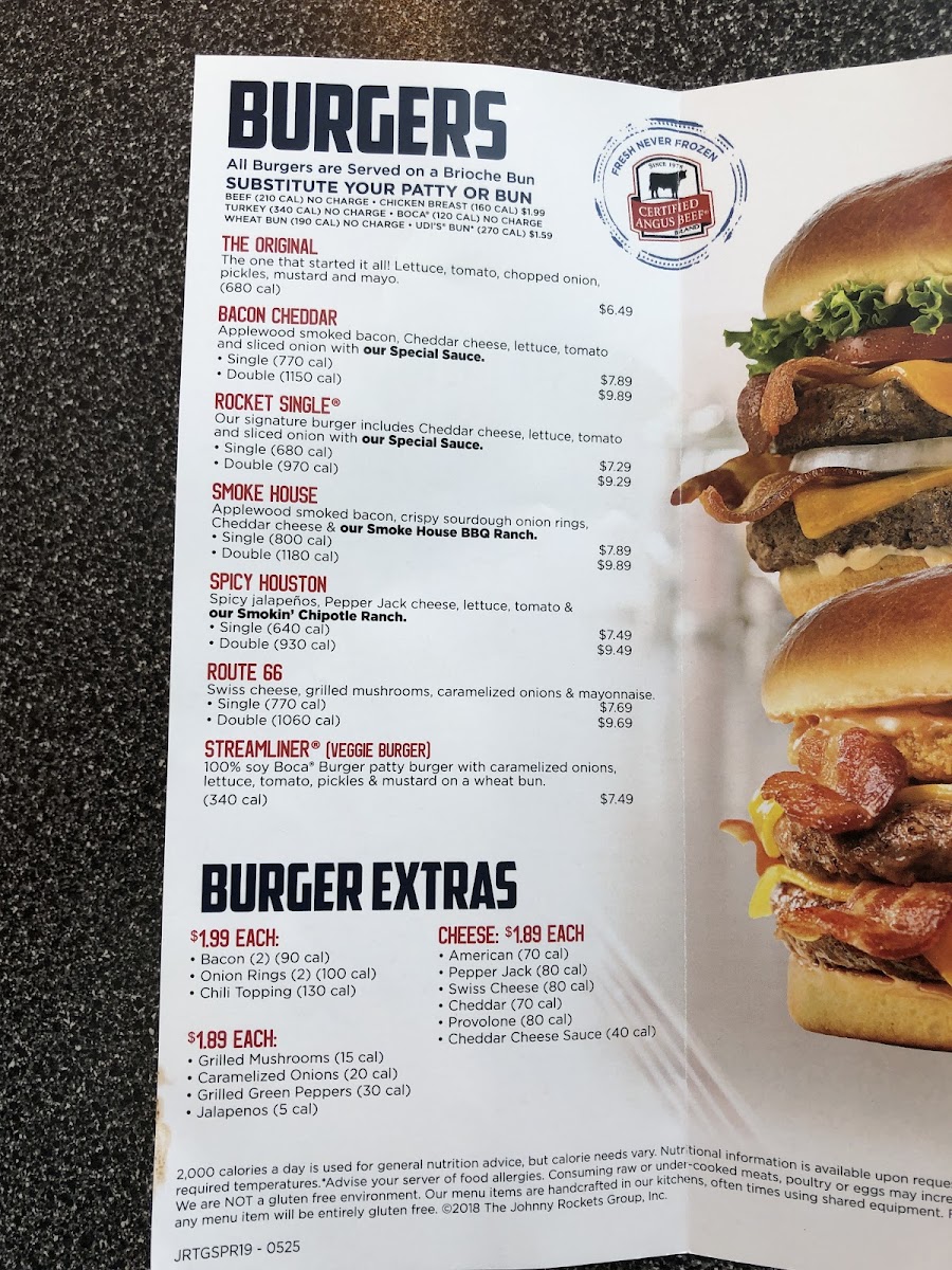 Johnny Rockets Photo Menu 3