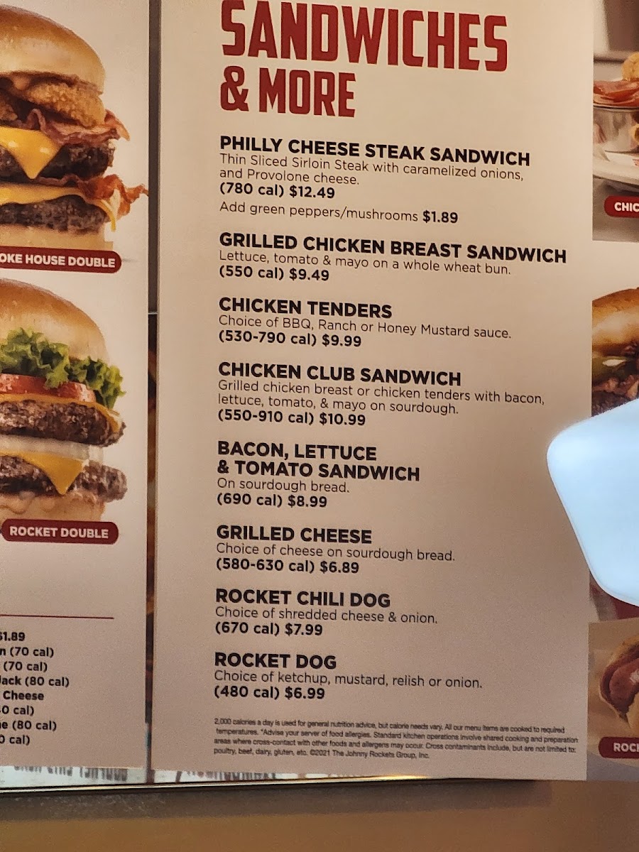 Johnny Rockets Photo Menu 4