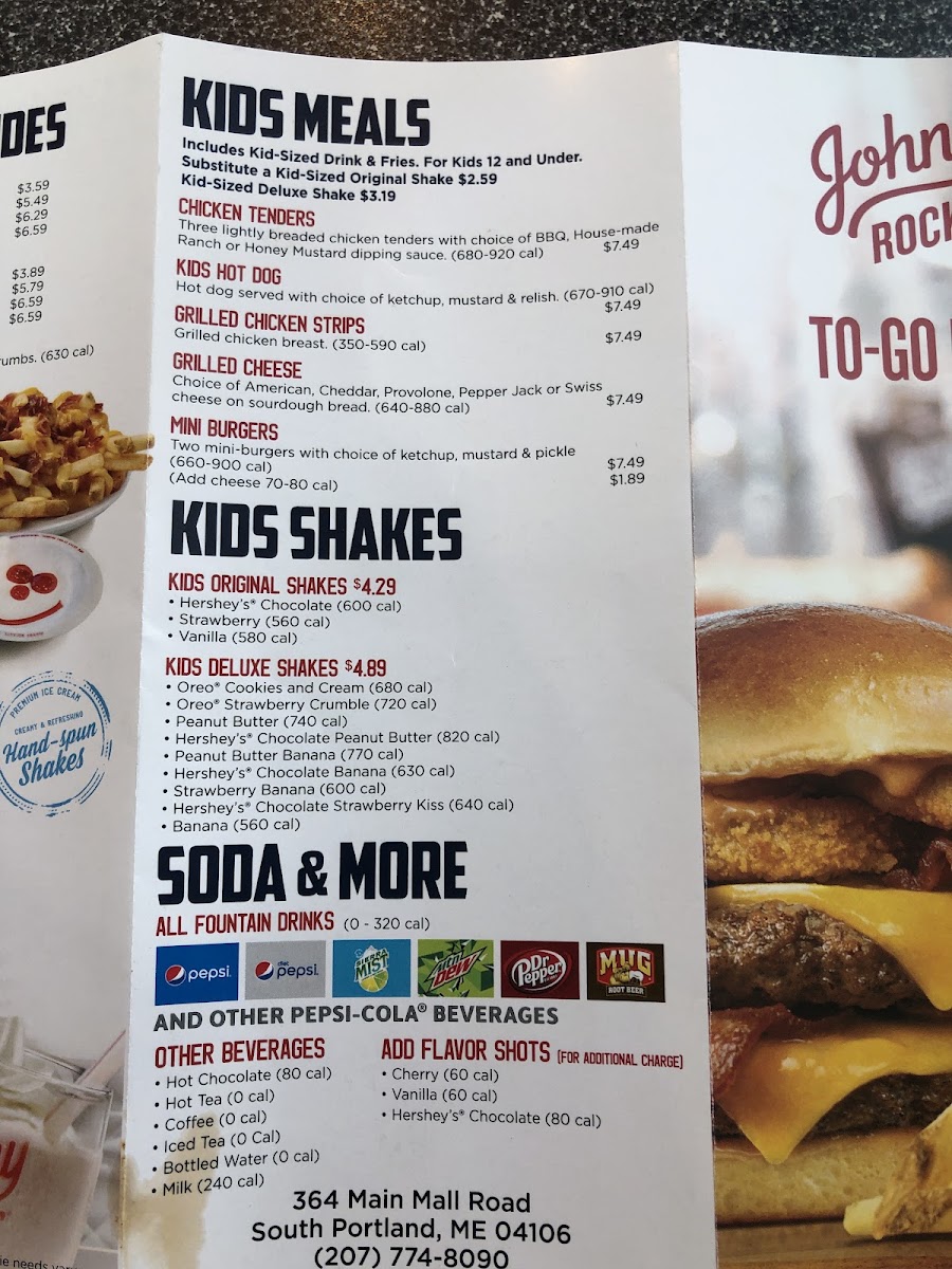 Johnny Rockets Photo Menu 5