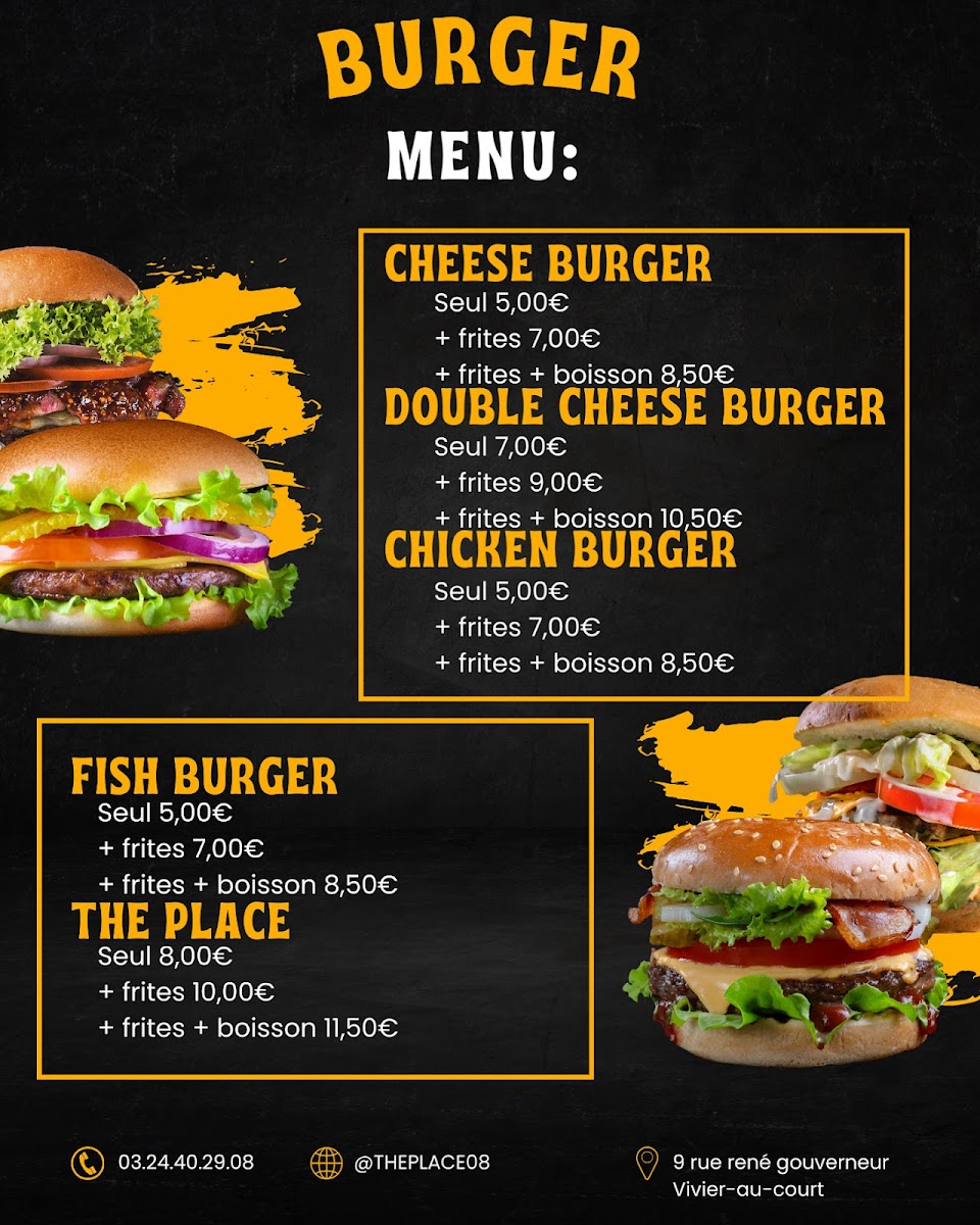 The Place Photo Menu 1