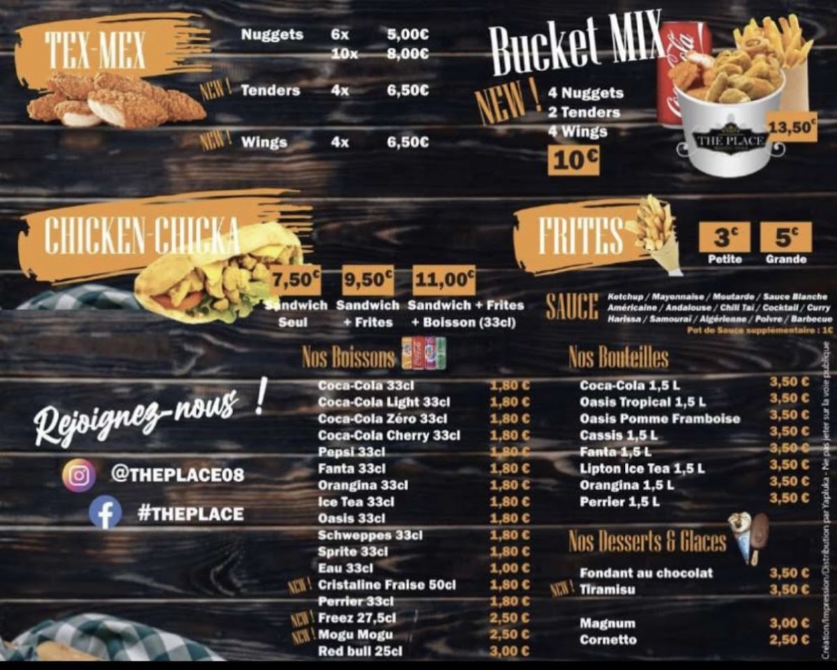 The Place Photo Menu 3