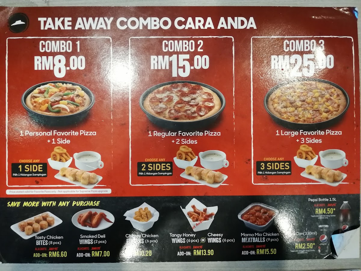 Pizza Hut Photo Menu 3