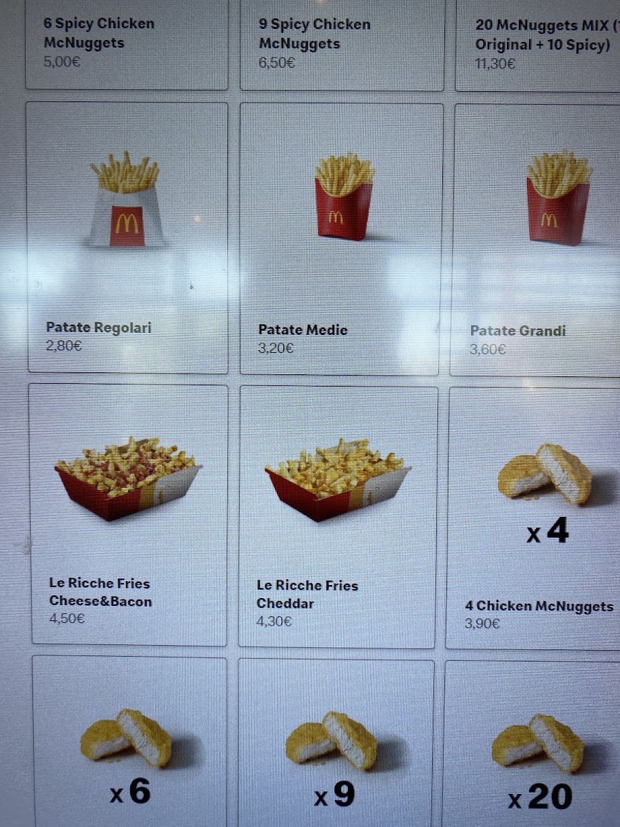 McDonald's Photo Menu 2