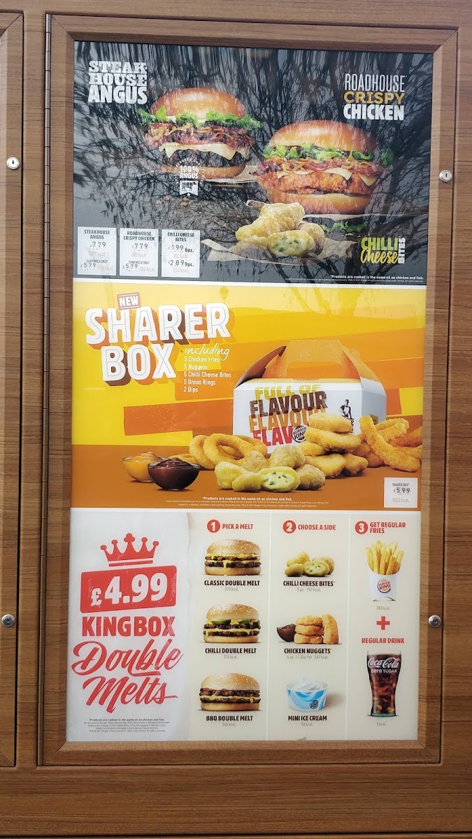 Burger King Photo Menu 1