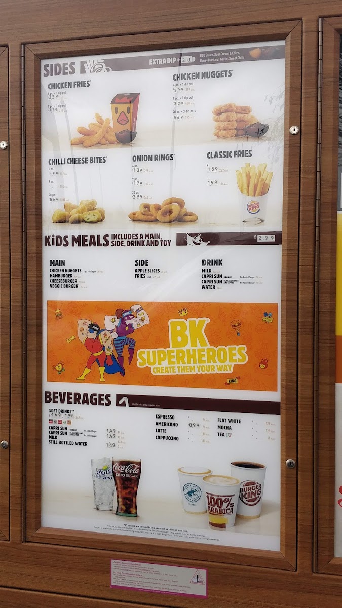 Burger King Photo Menu 2