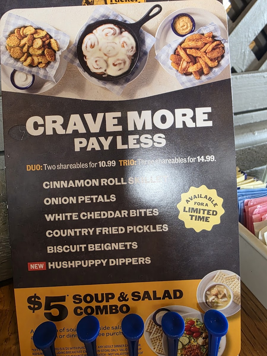 Cracker Barrel Old Country Store Photo Menu 6