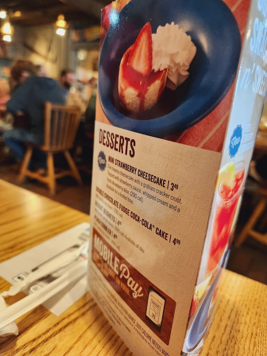 Cracker Barrel Old Country Store Photo Menu 7