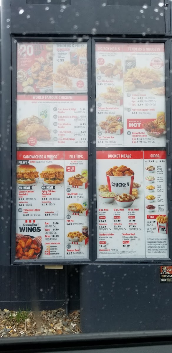 KFC Photo Menu 4