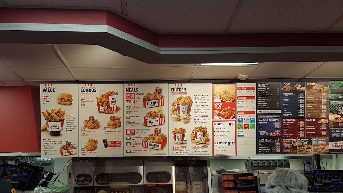 KFC Photo Menu 6