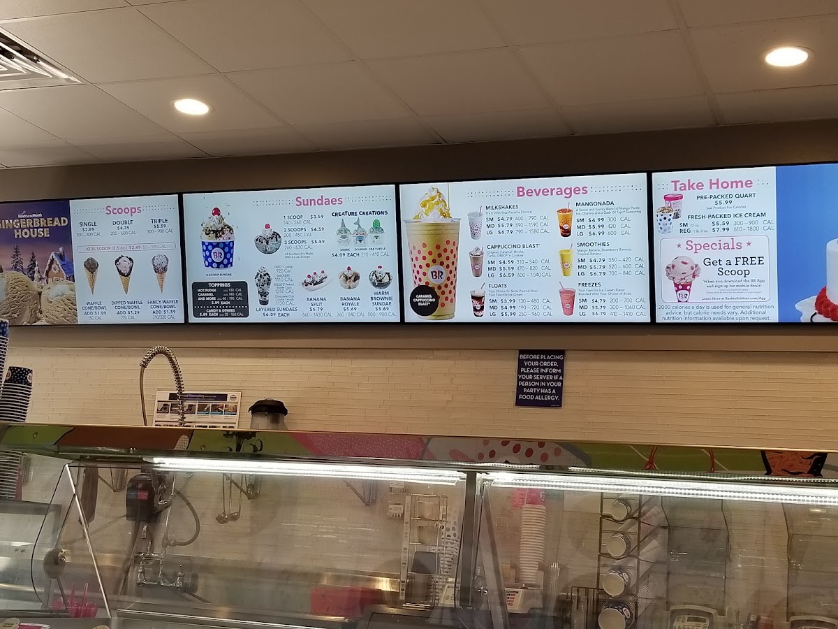 Baskin Robbins Photo Menu 8