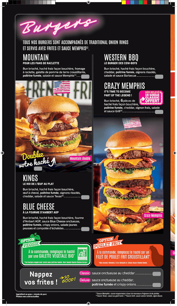 Memphis - Restaurant Diner Photo Menu 6