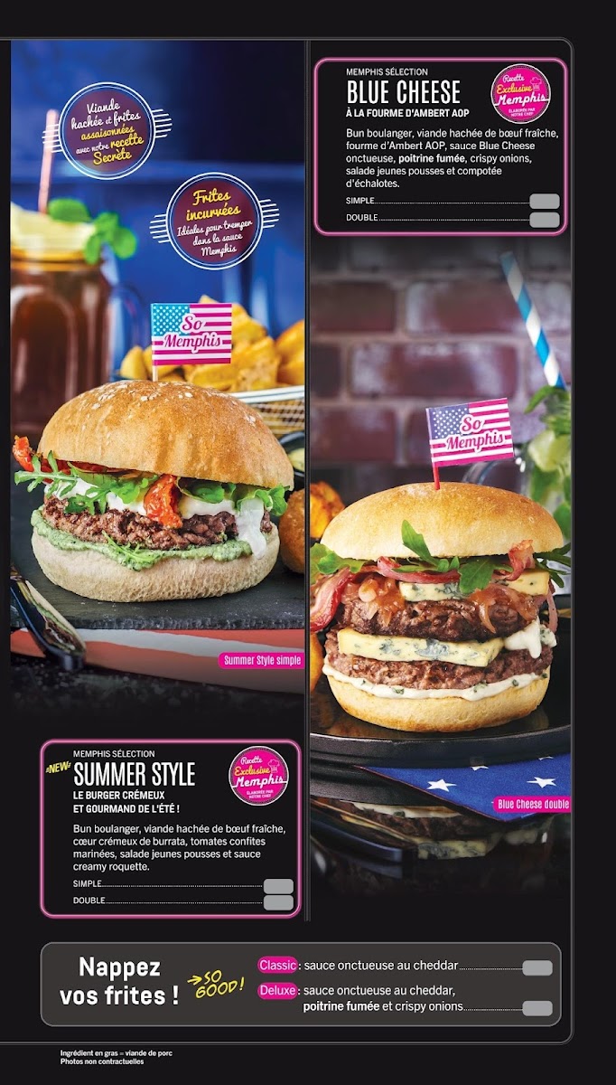Memphis - Restaurant Diner Photo Menu 8