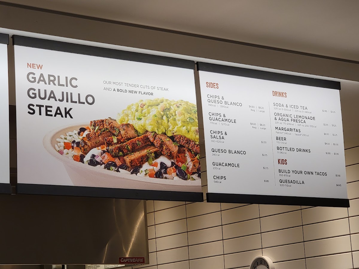 Chipotle Mexican Grill Photo Menu 1
