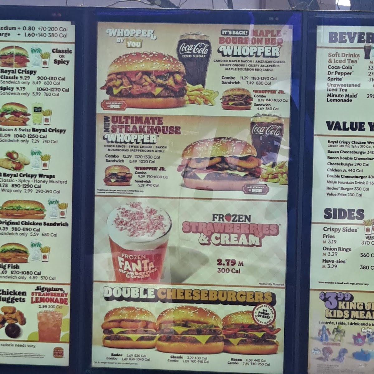 Burger King Photo Menu 2